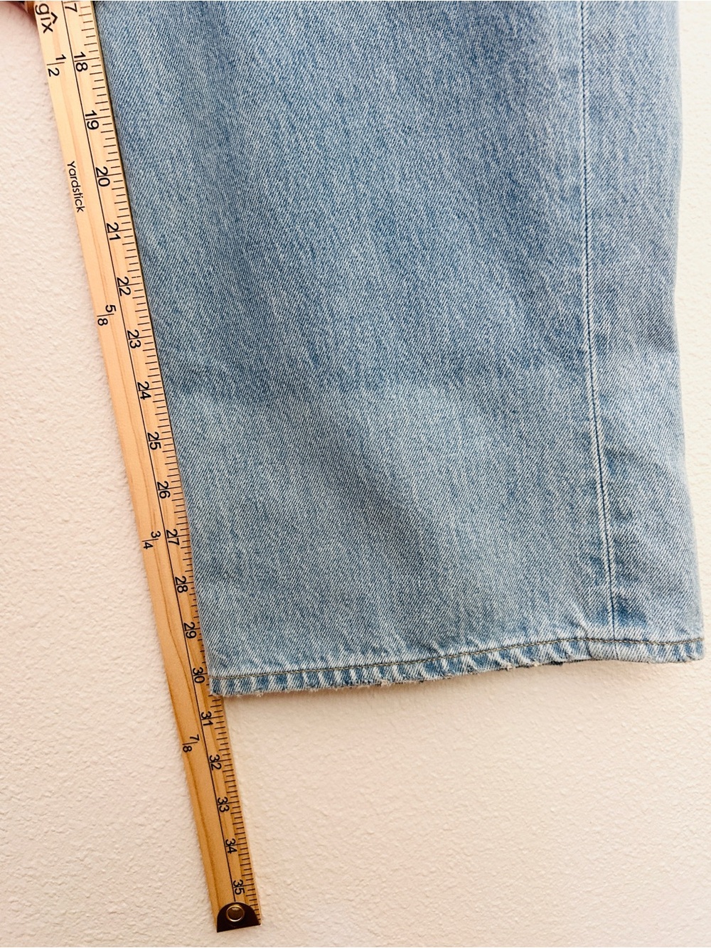 Citizens Of Humanity Ayla Baggy Cuffed Crop Jeans Blue Denim Women's Size 26 - Picture 15 of 16